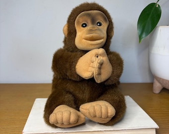 Vintage 1994 Hosung Monkey Plush Puppet - Etsy