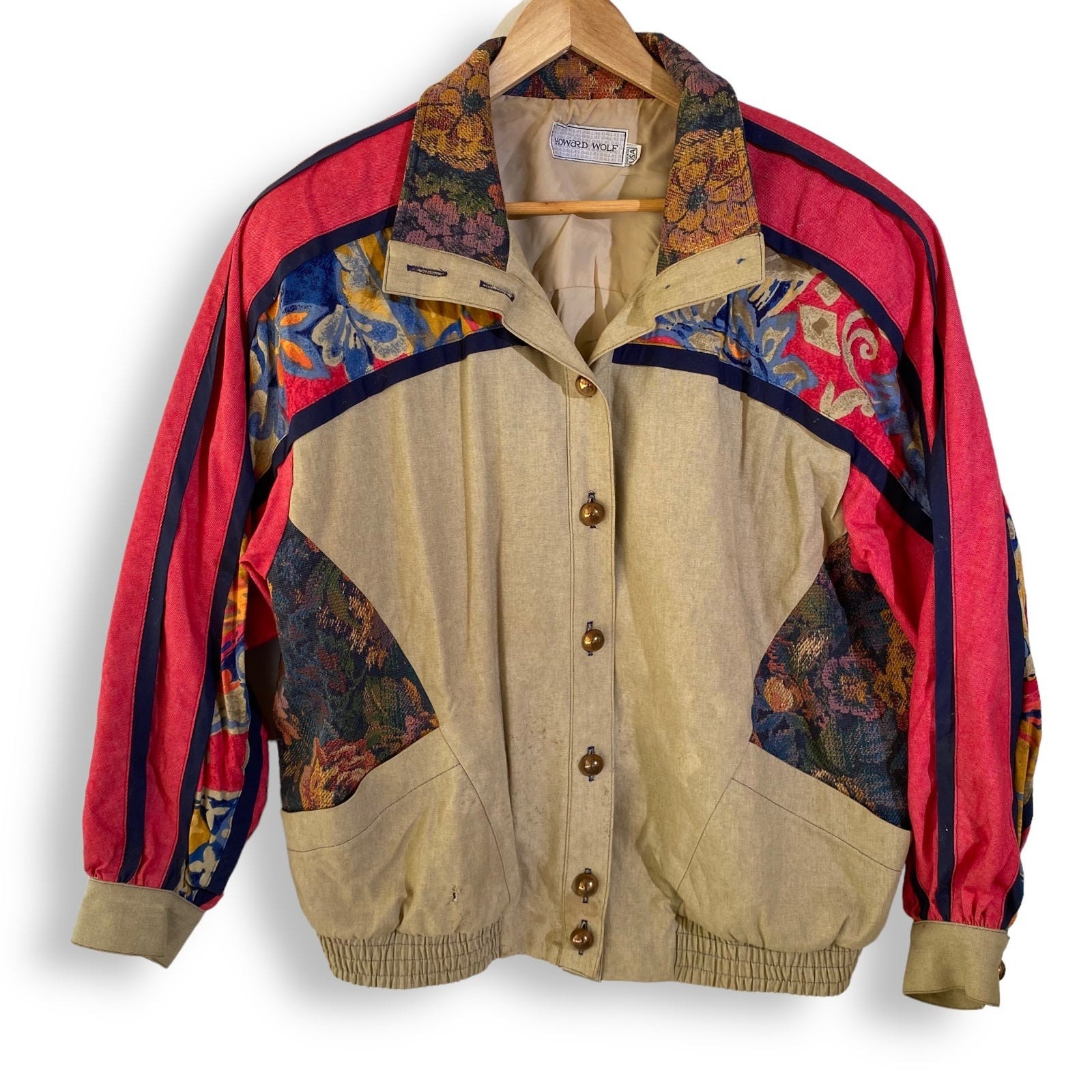 tapestry windbreaker jacket