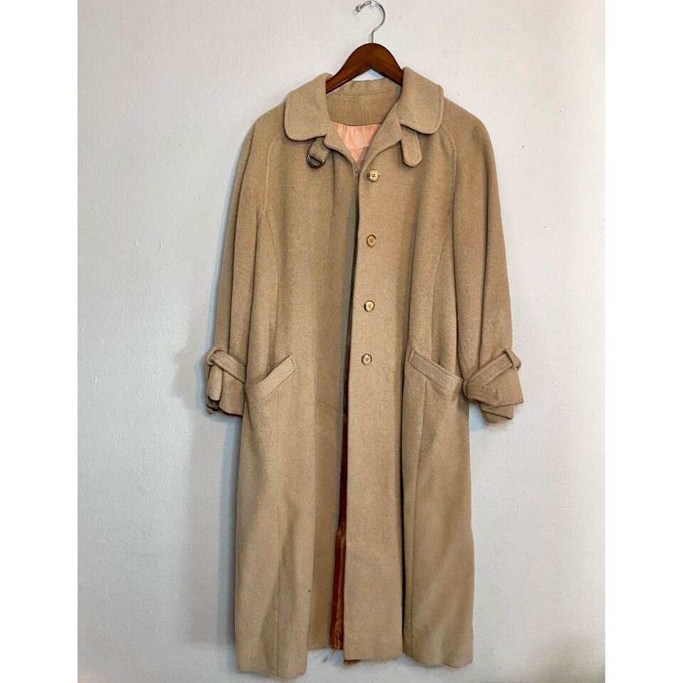 Vintage 100% Camel Hair Long winter Coat | eBay