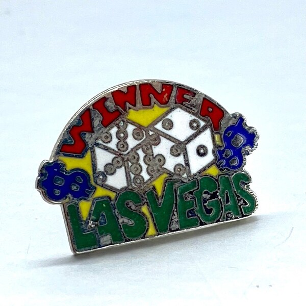 Vegas Enamel Pin Etsy