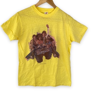 Vintage 1981 &#39;Take This Job and Shove It&#39; Movie Film Yellow Promo T Shirt Size Medium