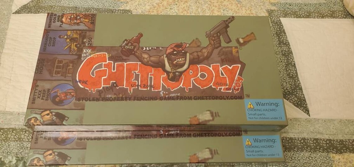 Ghettopoly Board Game ultra rare collectible toy Etsy