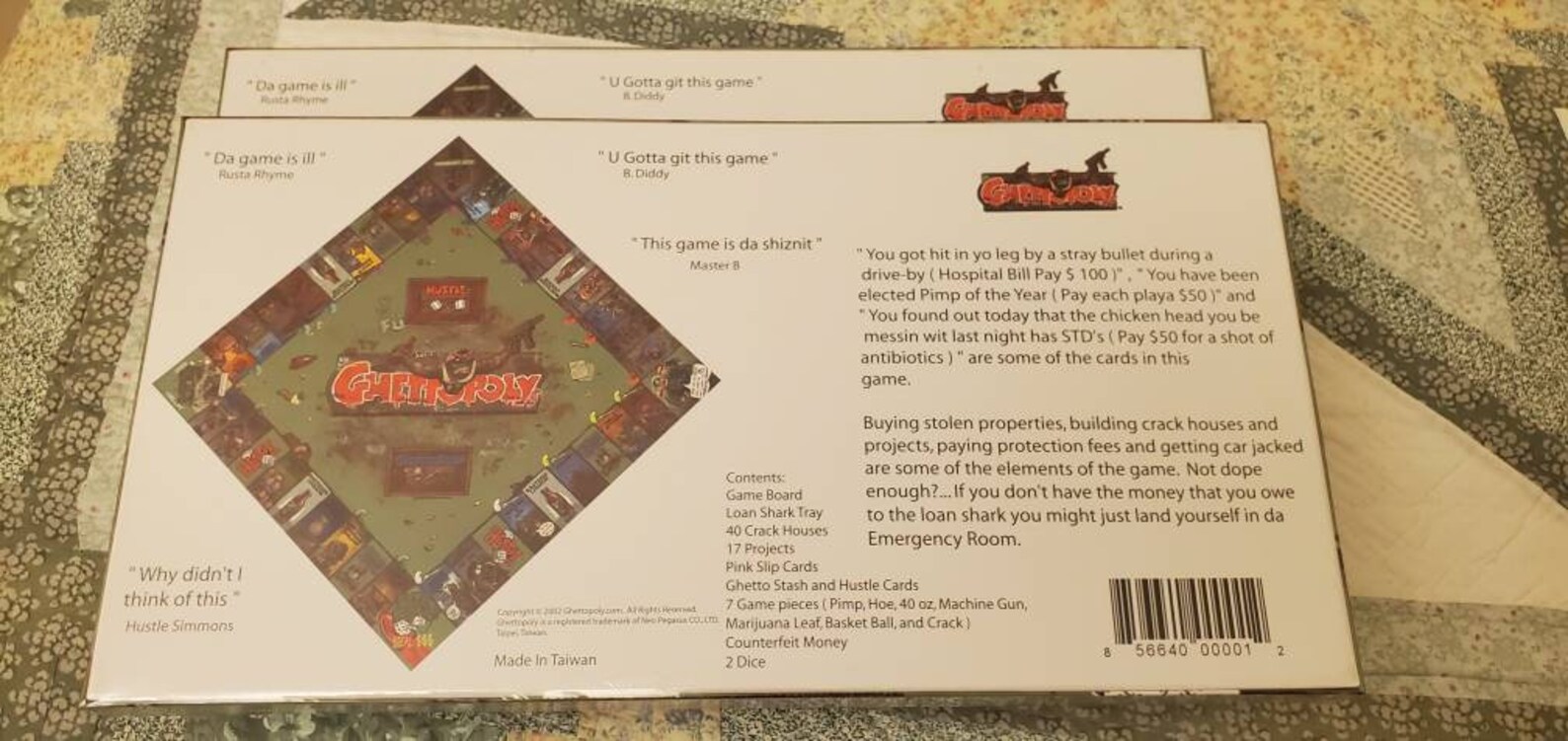 Ghettopoly Board Game ultra rare collectible toy Etsy