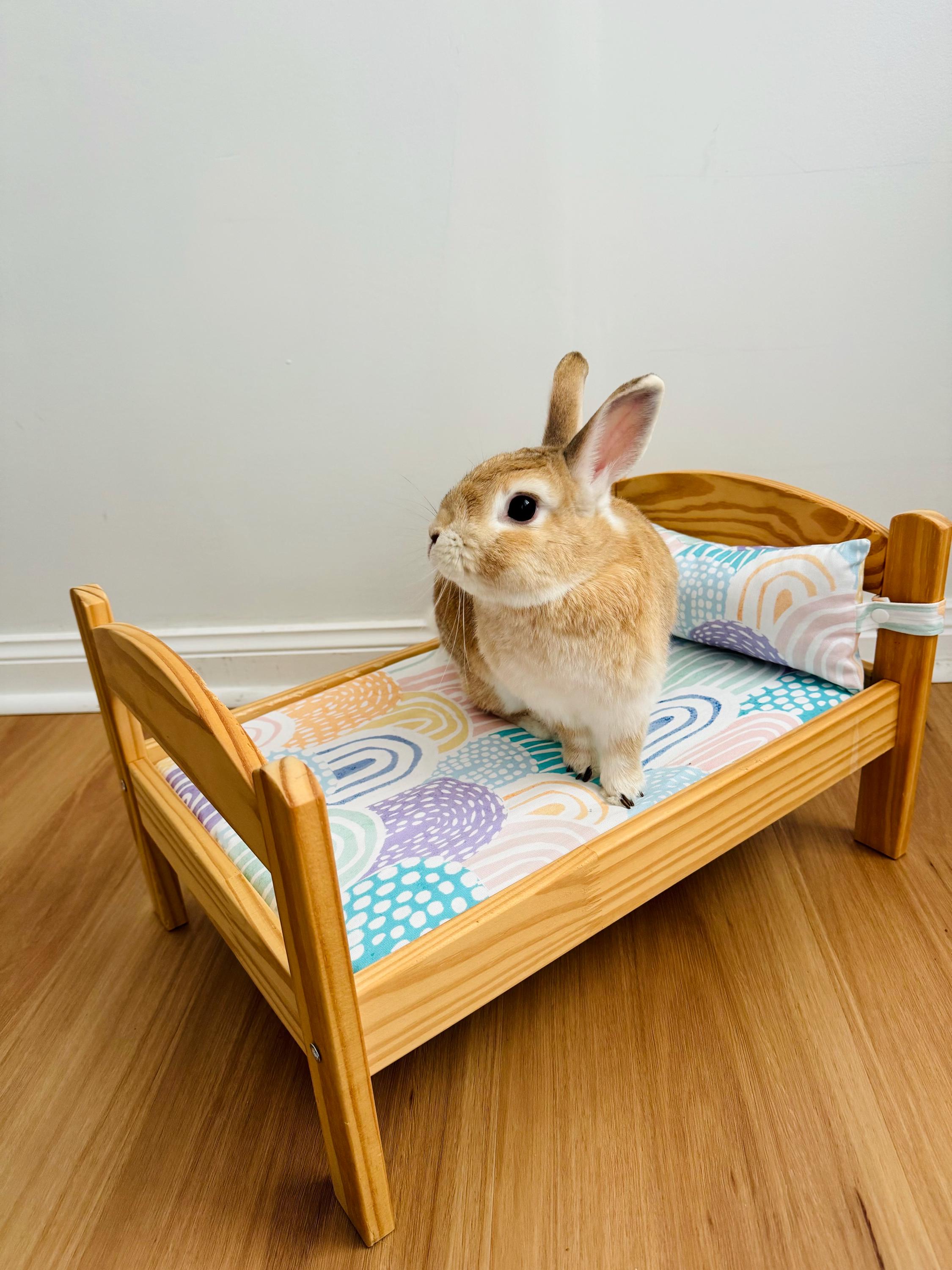 Ikea Doll Bed Bunny BWOGUE Large Wooden Rabbit Bed, In Folding