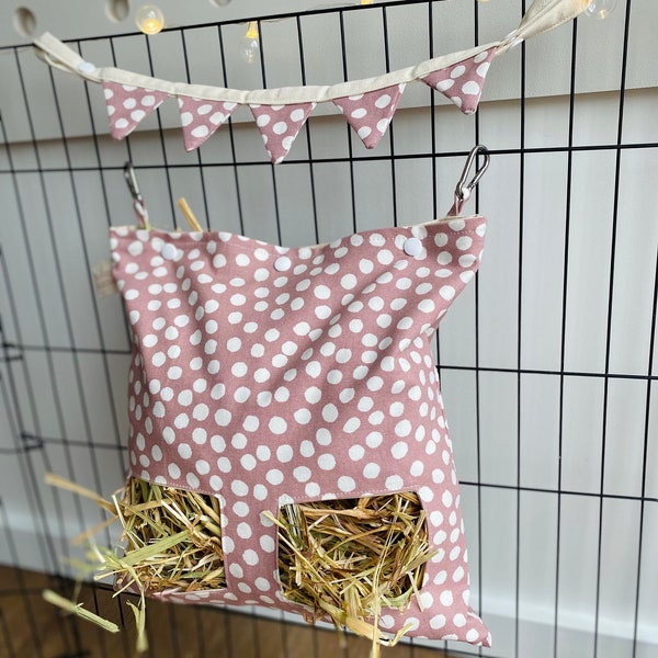 Hay bag - Spotty Pink