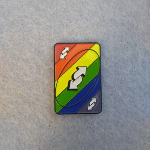 gay pride uno reverse card | Sticker