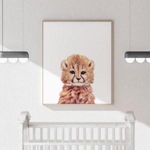 Nursery decor, Little Tiger print Watercolour, Woodland animals PRINTABLE decor, Kids animal decor Animal art Baby animals, TIGER Poster