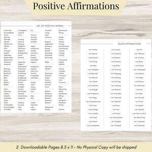 Lijst met positieve affirmaties: geestelijke gezondheid en zelfzorg (pdf-download)