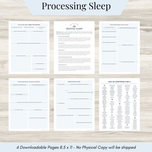 Sleep Processing Journal, Sleep hygiene worksheets, Stress Relief, Sleep Cycle, Self Acceptance, Quality Sleep, Self-Care, Sleep Duration