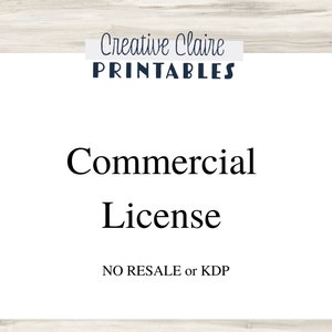 Commercial license for Creative Claire Co., Therapy Worksheets, Therapy Tools, Provider Tools, Permission to use with clients in session
