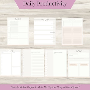 To Do List digital, Productivity Planner, To Do List Planner Page, To Do List Printable Template, Productivity Planner,  Digital PDF