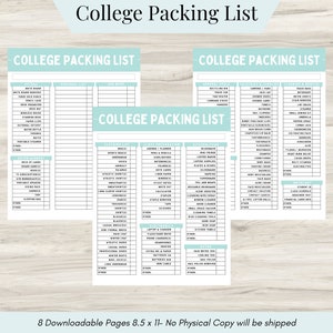 First Year of College Packing List, University Packing List, Back to School Preparation, College Planner, Back to School, College dorm room