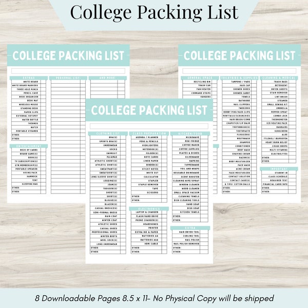 First Year of College Packing List, University Packing List, Back to School Preparation, College Planner, Back to School, College dorm room