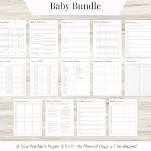 Babygezondheidslogboek, pasgeboren dagboek, babydagboek, postpartum dagboekblad, babymijlpalen, voedingstrackers, intieme partnerverbinding pdf