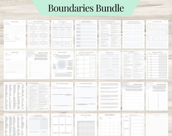 boundaries workbook etsy