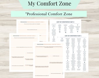 Processing My Professional Comfort Zone, Growth Mindset, Therapy Resources, Career Growth, Mental Health, Safe Space, Outside My Comfort