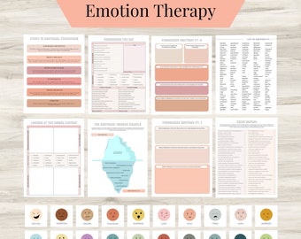 Emotional Regulation Worksheets | Mental Health PDF, Therapy Tool, CBT Worksheets, Coping Skills
