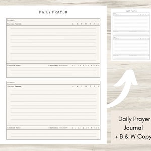 Prayer Journal Planner, Prayer Journal Template, Group Bible Study ...