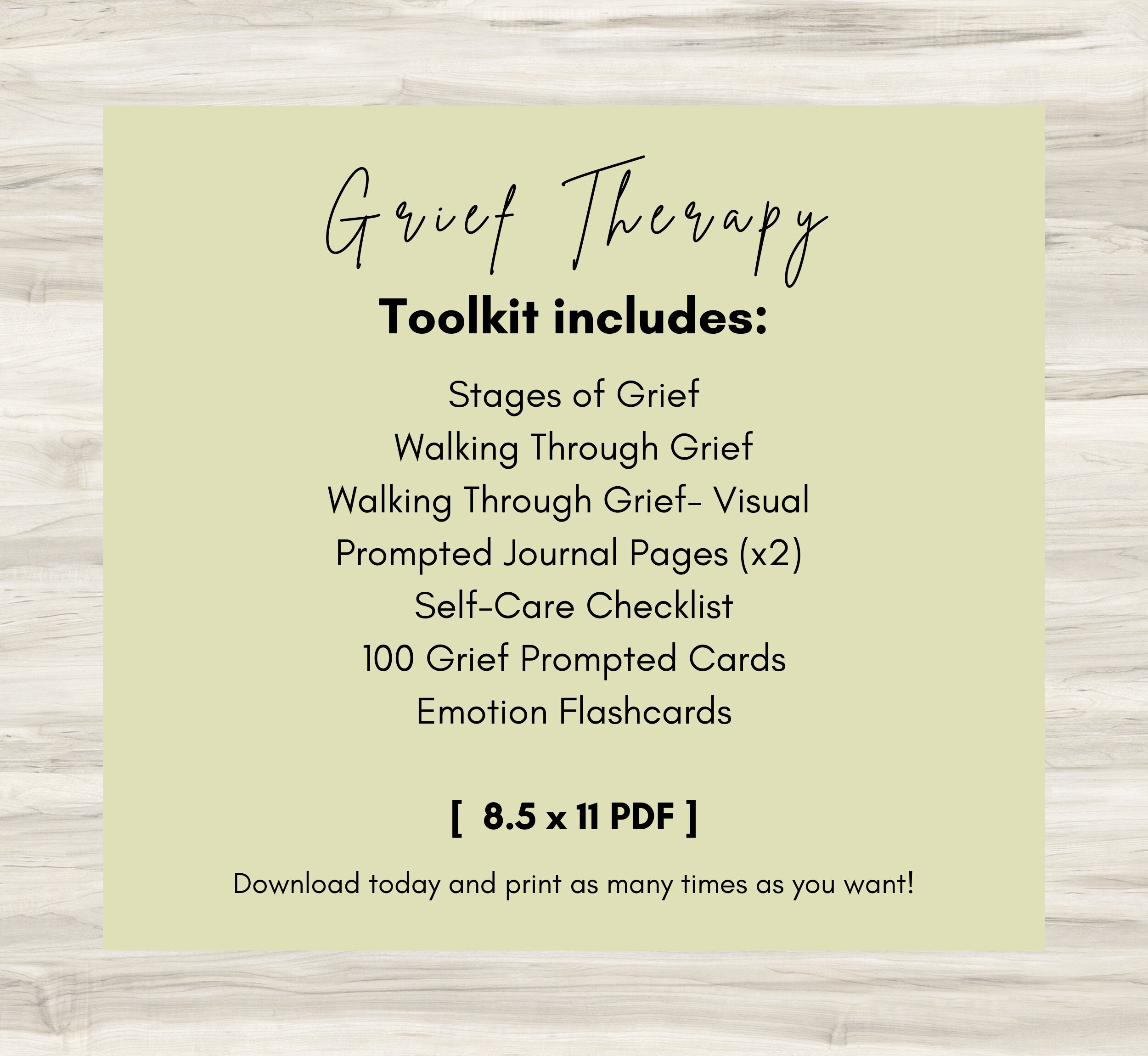 Grief Therapy Workbook: Grief Processing & Healing Journal | Mental ...