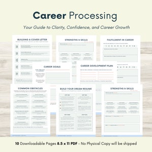 Manual de desarrollo profesional, creador de currículum, carta de presentación, búsqueda de empleo, recursos de orientación profesional
