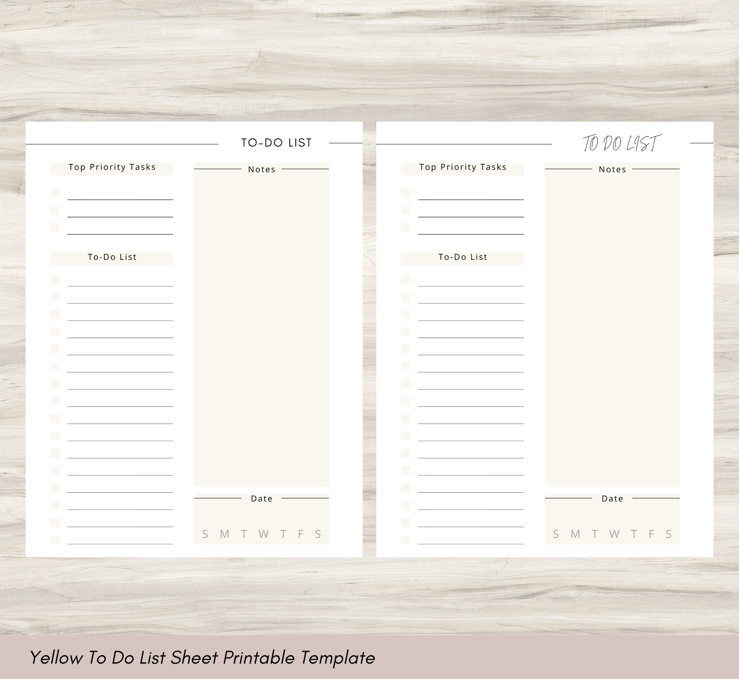 To Do List Printable PDF | Daily Task Tracker Sheet | Priority Planner ...