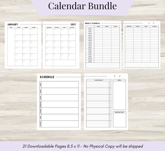 2025 Weekly Calendar Printable Pdf 2025