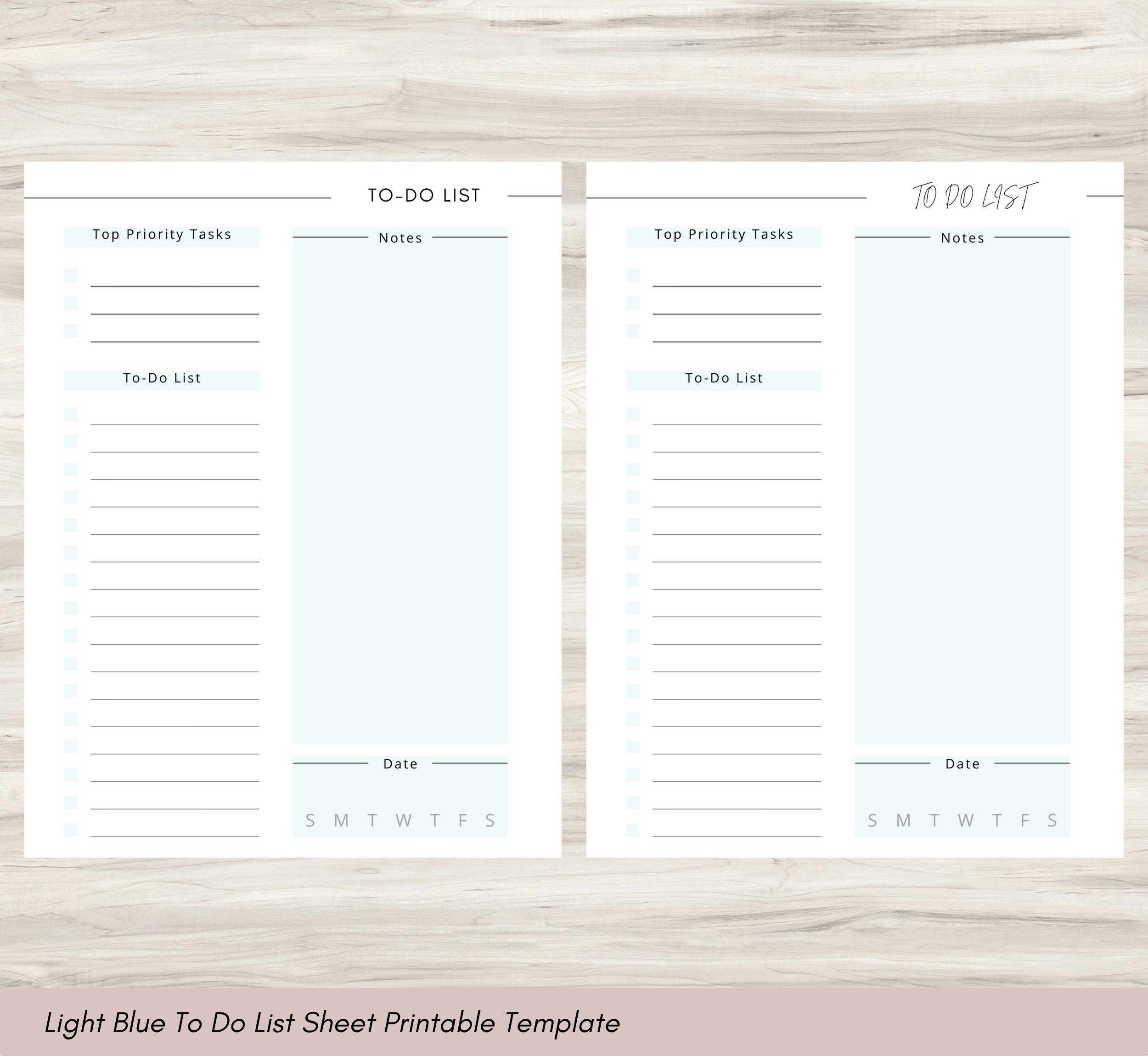 To Do List Printable PDF | Daily Task Tracker Sheet | Priority Planner ...