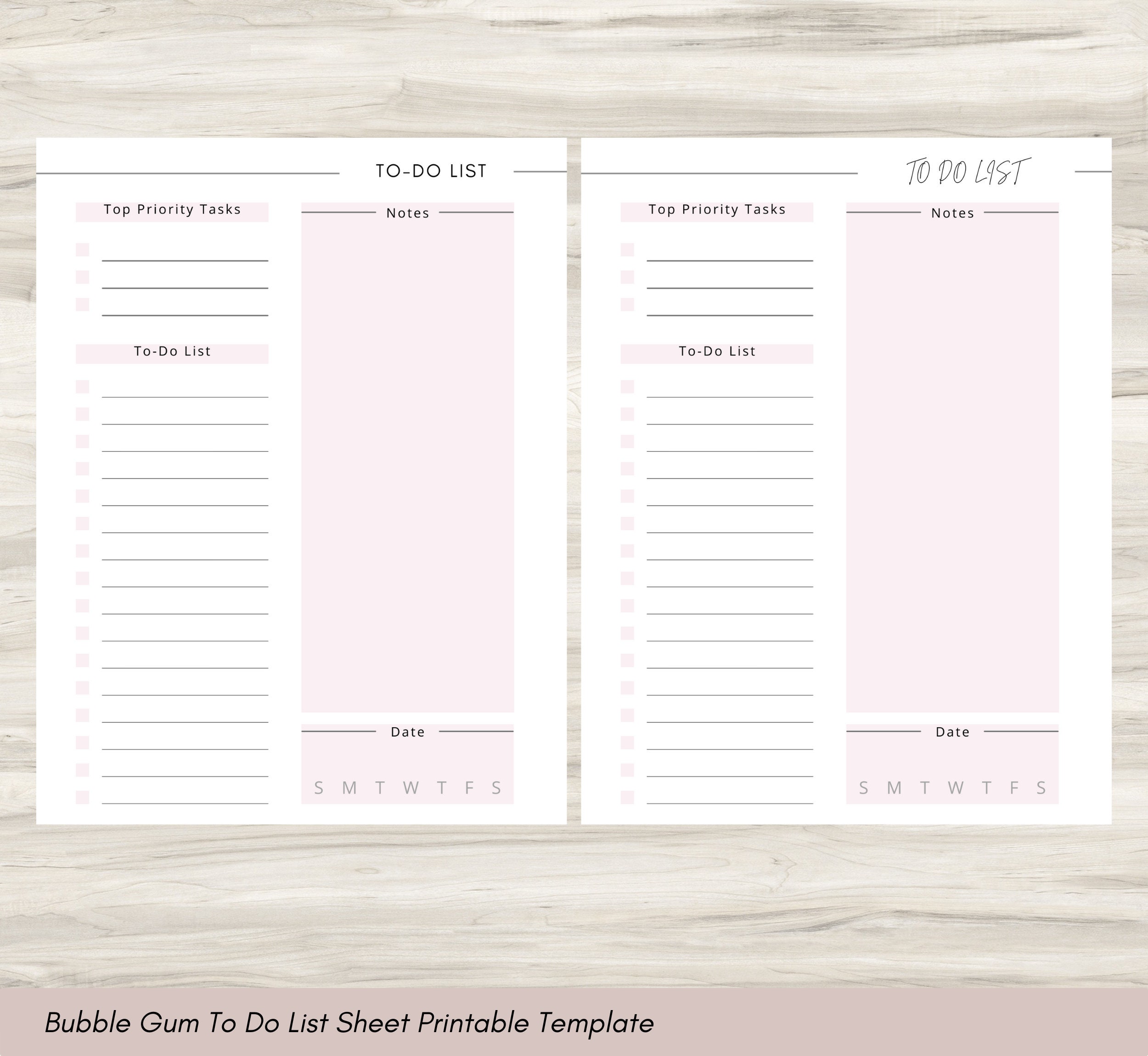 to do list printable template to do list planner etsy