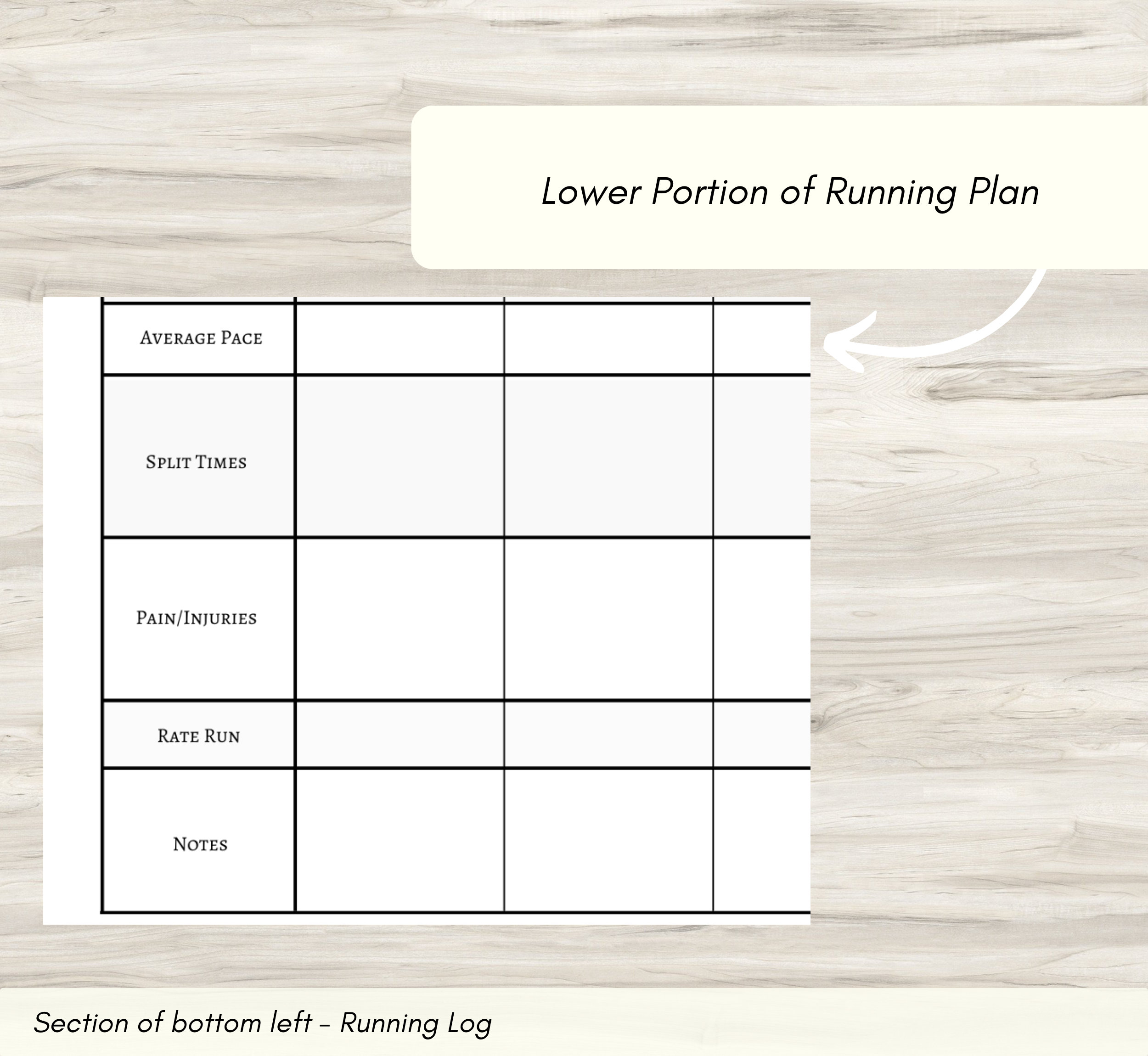 Training Book Running Plan.pdf Weekly Running Plan Printable: Marathon Training Log (PDF) - Etsy