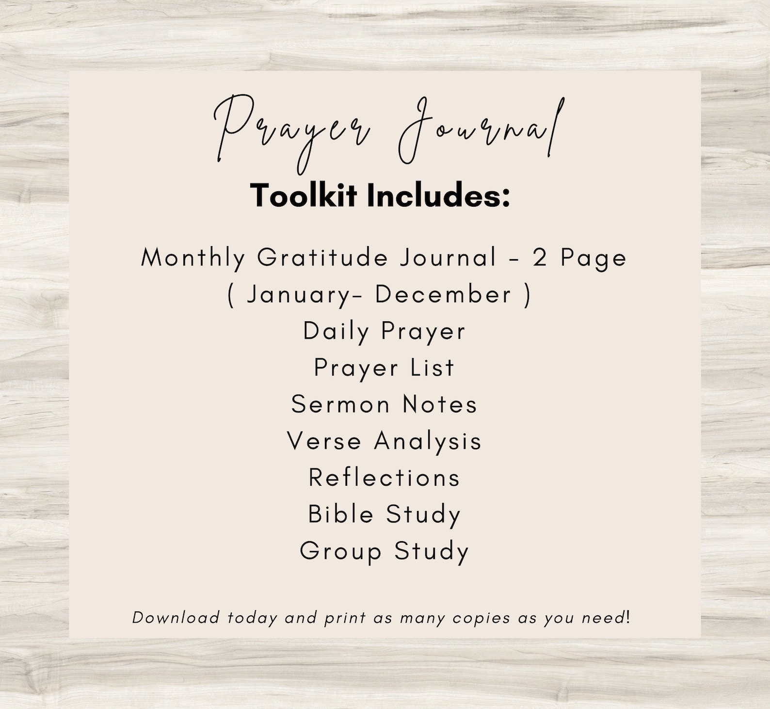 Prayer Journal Planner Prayer Journal Template Group Bible Etsy