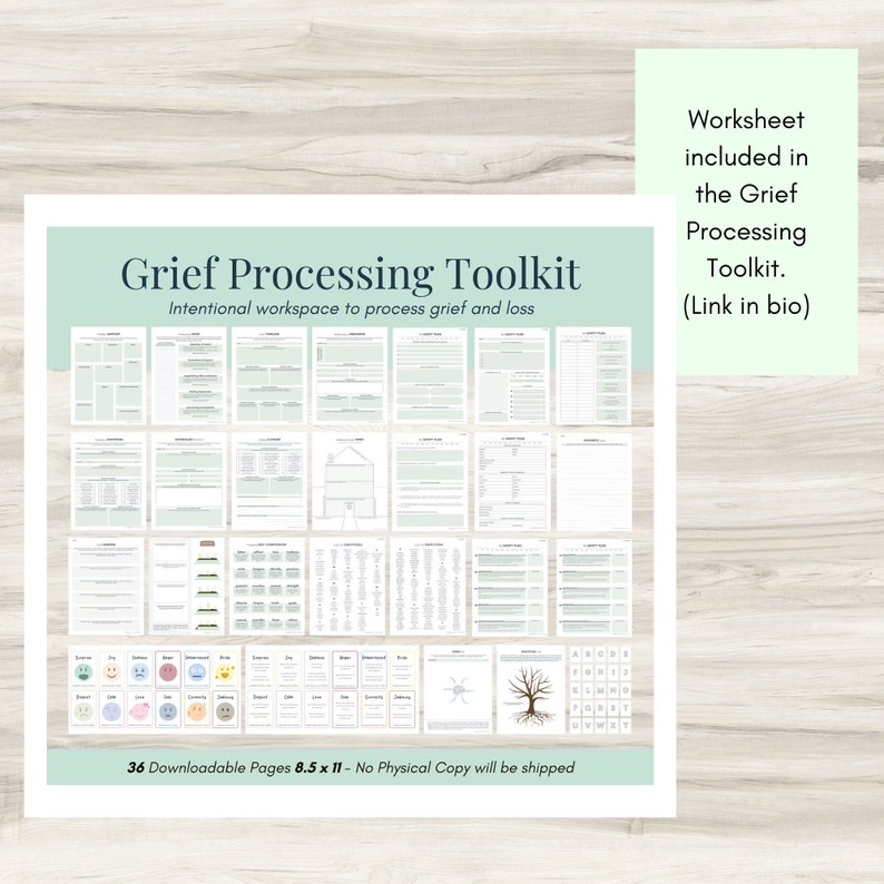 Grief Timeline Worksheet: Reflect, Heal, Grow (PDF) - Etsy