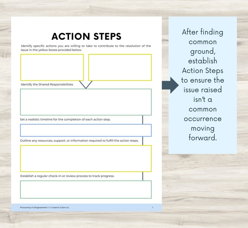 Processing Disagreements, Conflict Therapy, Anger Processing, Dispute Journal, Psychology Tools, Setting Boundaries, Mental Health Tools image 6