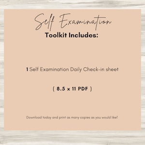 Self Examination, Holistic Check-in, How do you feel, Therapy Journal Worksheets, digital Mental Health Page, Daily self-care, Mental health image 2