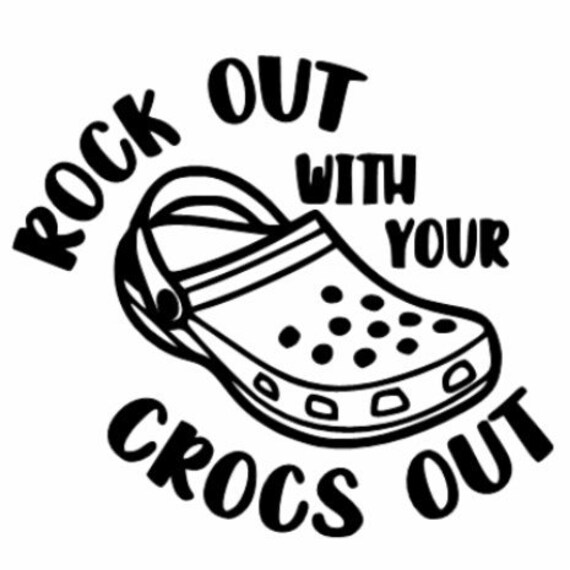Crocs car decal Etsy