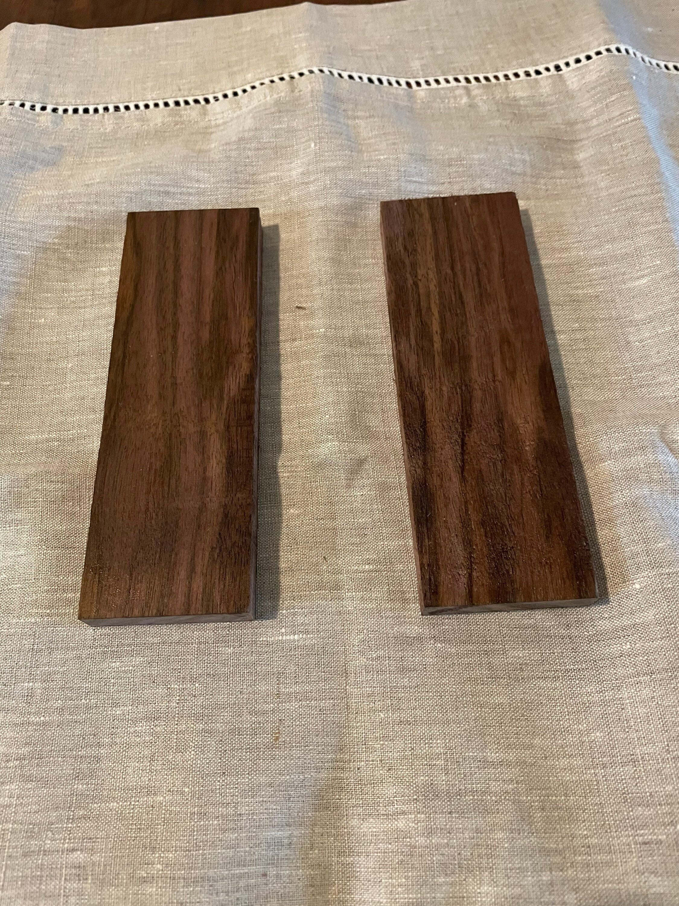 Black Walnut Knife Scales Etsy