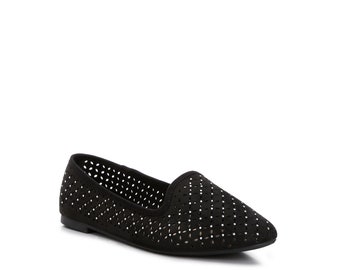 LONDON RAG: Gordon Perforated Ballerinas