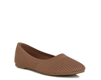 LONDON RAG: Ammie Solid Casual Ballet Flats