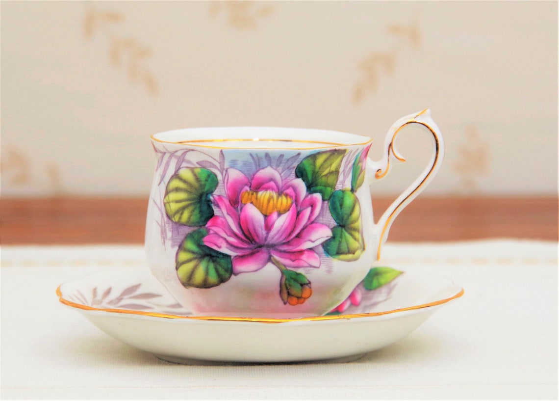 Royal Albert Flower of the Month JULY Trio Set Hand Painted Etsy