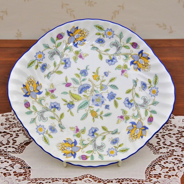 Minton Haddon Hall Blue Etsy