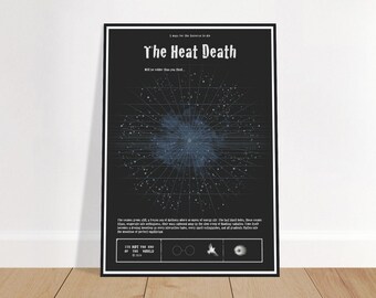 The Heat Death poster - existential wall art