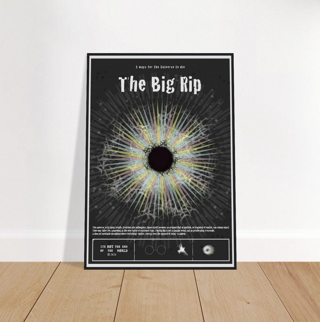 The Big Rip Poster - Etsy