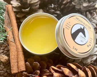 Natural Beeswax Wood Butter: Food Safe Chopping Board Wax (60ml/2oz)
