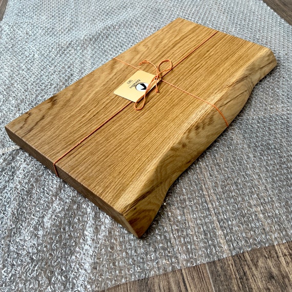 Extra Large Live Edge Oak Chopping Board James Martin Style Oak