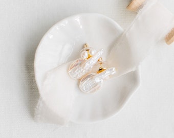 Bridal earrings / jewelry bride / silver, gold / bridal jewelry / bridal earrings / pearl earrings /