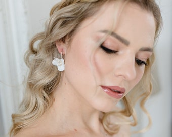 Bridal Earrings / Bride Jewelry Set / Bridal Jewelry / Bridal Earrings /Chain / Rose gold / Silver