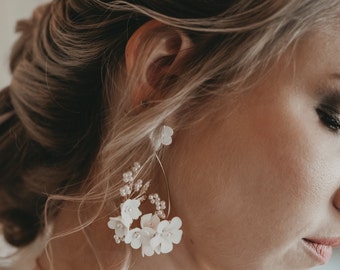 Boucles d'oreilles de mariée / en or, argent / parure de bijoux mariée / bijoux de mariée / boucles d'oreilles de mariée / boucles d'oreilles