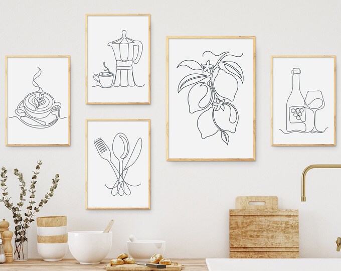 designer kitchen art: patterns, prints, and more -... This item is unavailable - Etsy
