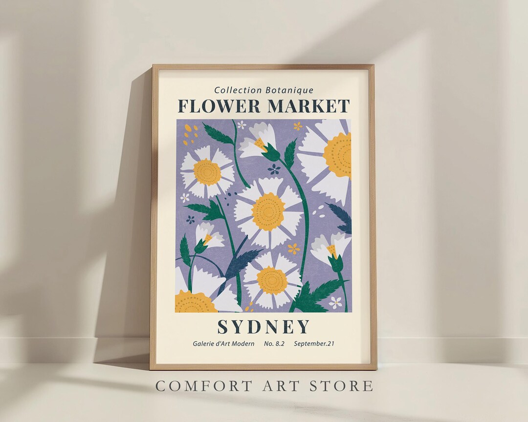 Flower Market Print Spring Flowers Poster Floral Printable Art ...