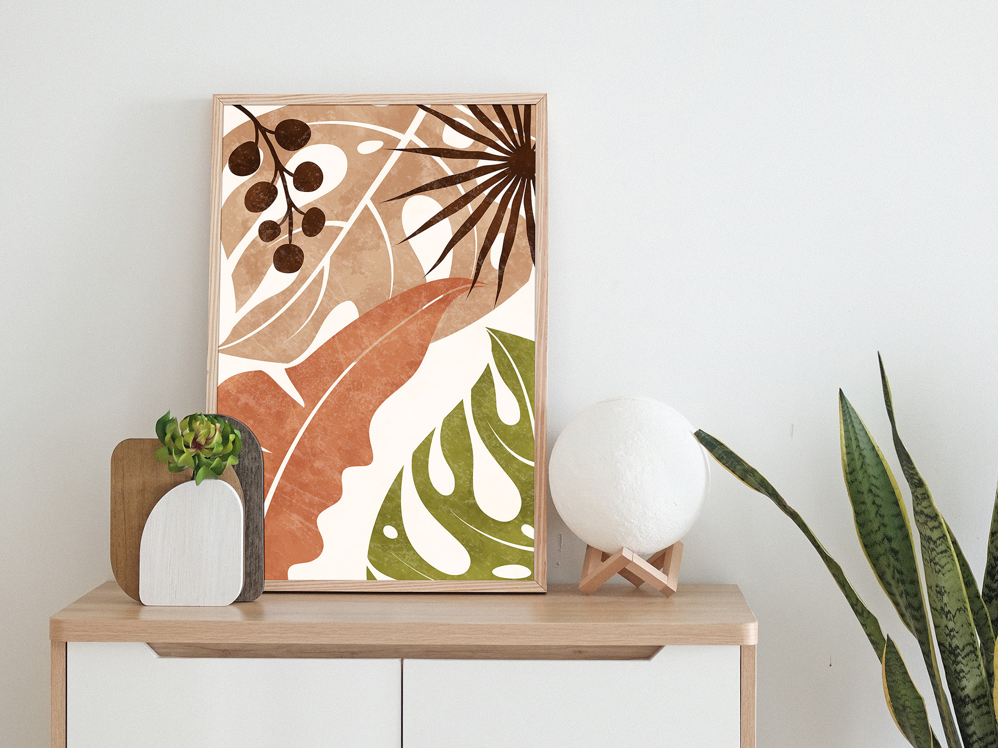 Boho Wall Art Set of 6 Prints Boho Wall Decor Modern Room | Etsy