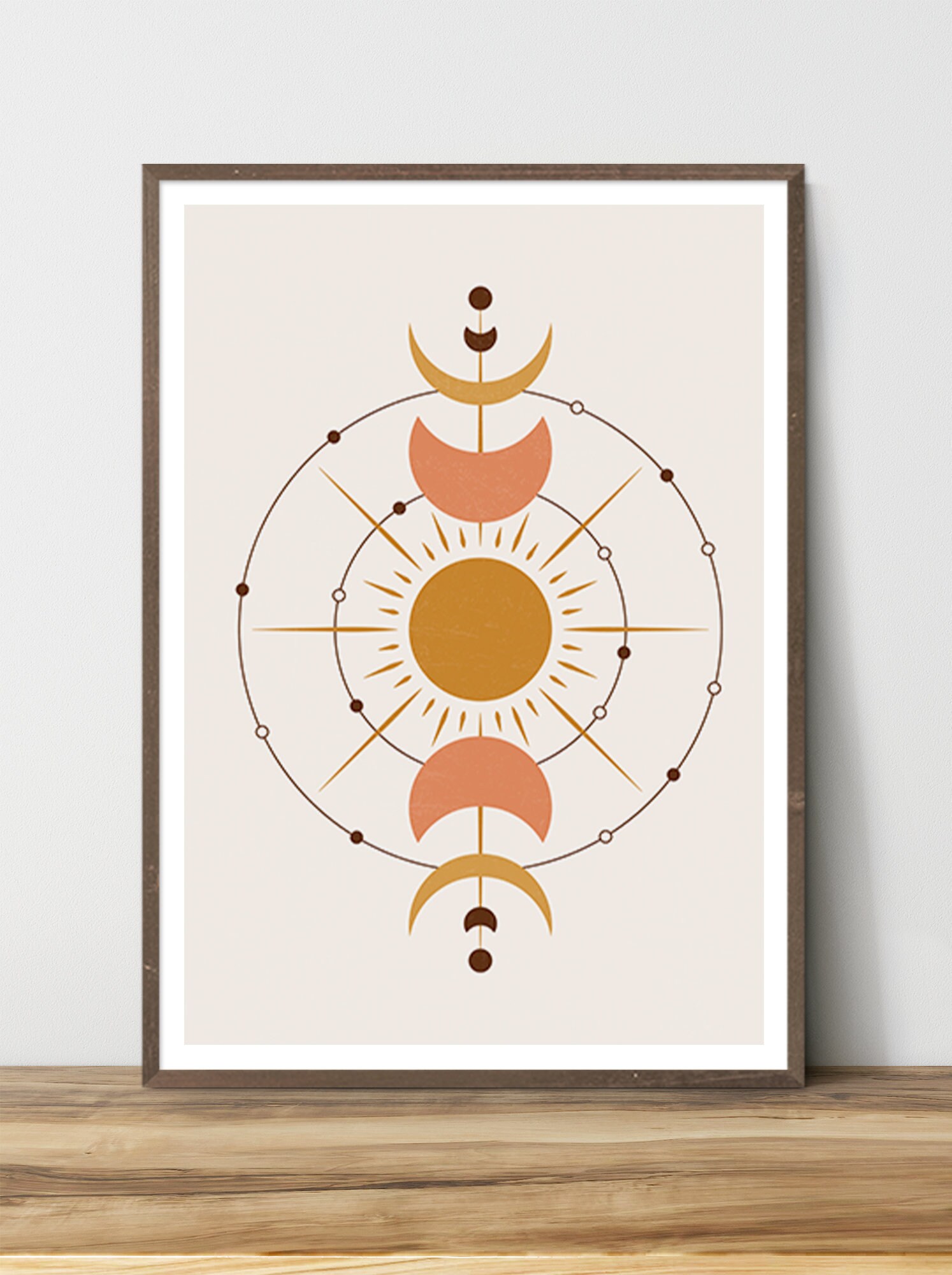 Wall Art Set of 6 Prints Gallery Wall Set Modern Room Decor Etsy